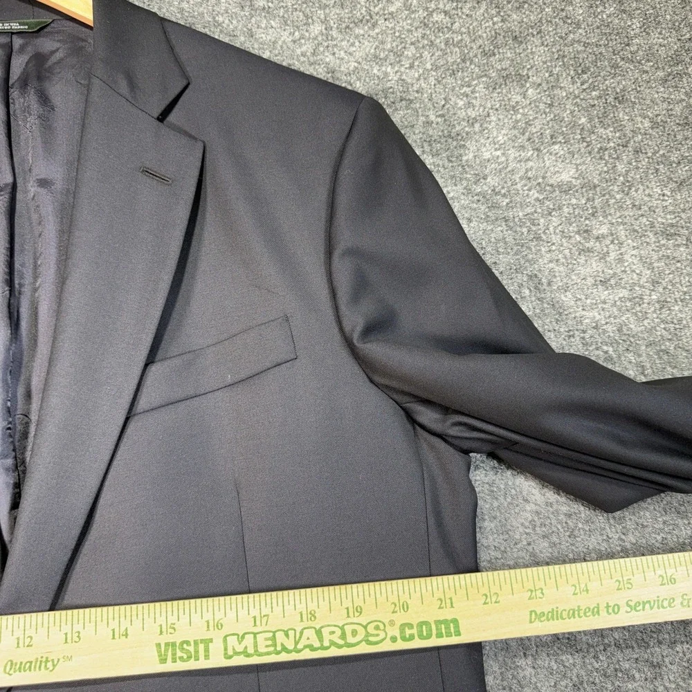Brooks Brothers Country Club Madison Blazer Mens 44 Navy Saxon Gold Button USA